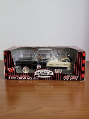 Texaco Fire Chief Black 1955 Chevy Bel Air Diecast Pedal Car By Gearbox #A67